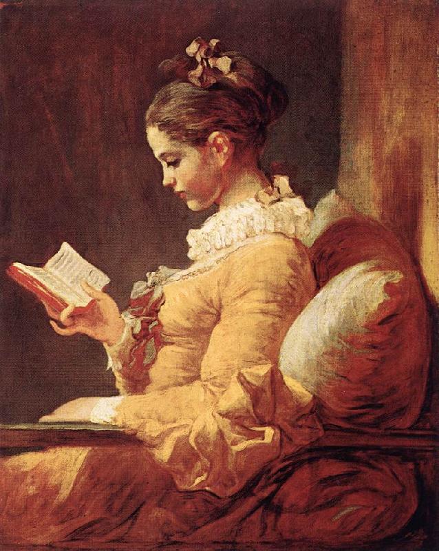 Jean Honore Fragonard A Young Girl Reading